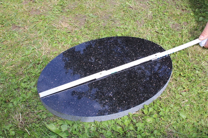 Trittstein Dekostein aus Granit Star Galaxy Trittstein 45cm x32 cm x 3cm